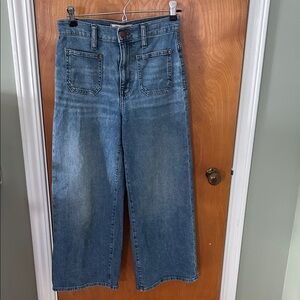 Madewell Blue Flare & Wide Leg Jeans